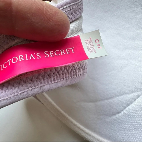 Bundle of 3 Bras Victoria's Secret Uplift Semi Demi VSX Sports Bra Swim Sz 34D - Picture 11 of 14